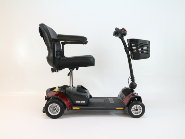 scootmobiel pride gogo elite traveller 4 wiel zijkant