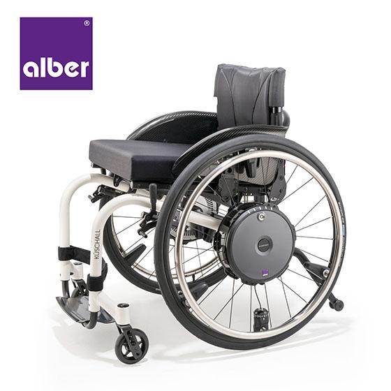 achterlijk persoon fysiek Let op Alber e-motion M25 - Rolstoel duwondersteuning - Welzorg Shop