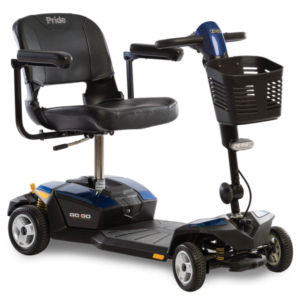 Pride Opvouwbare Scootmobiel GoGo LX Traveller Blauw 4 wielen