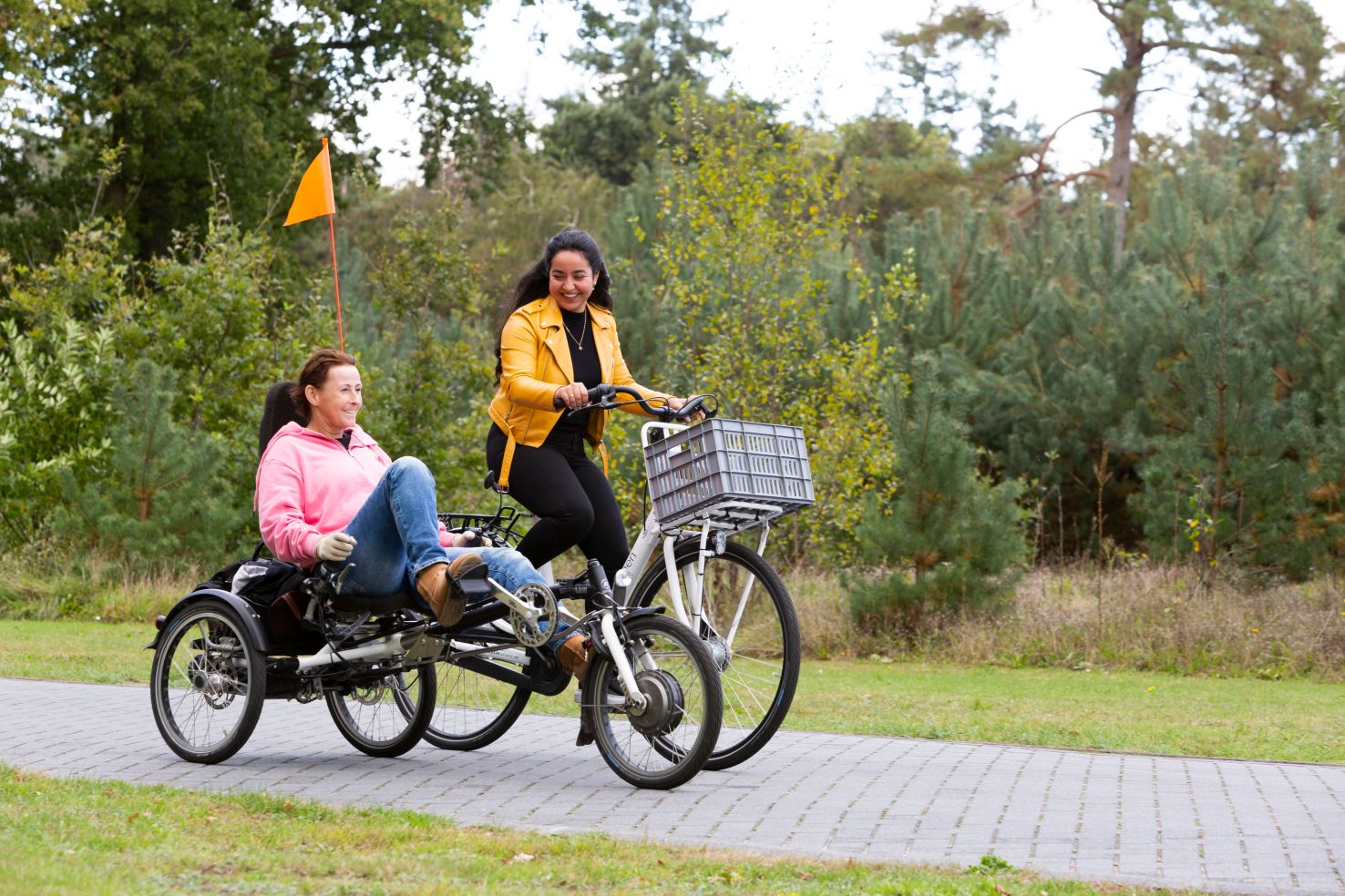 Aangepaste fiets zomer